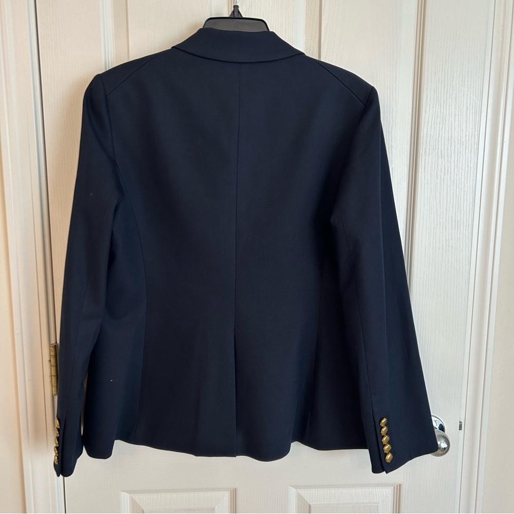 VERONICA BEARD Cutaway Dickey Jacket in Navy Size 14 - Picture 9 of 12